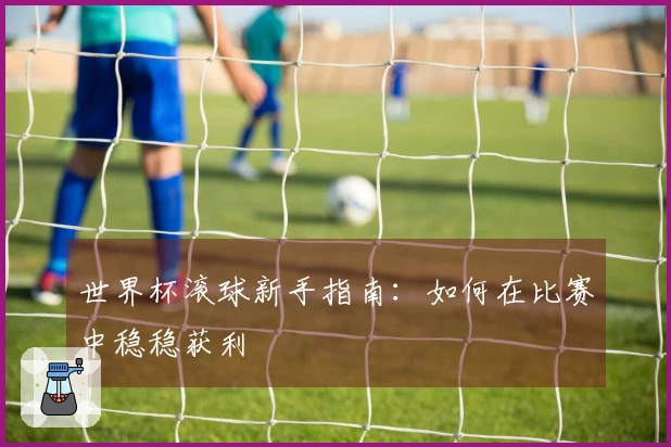 世界杯滚球新手指南：如何在比赛中稳稳获利